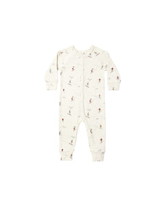 skiers organic long john pajamas