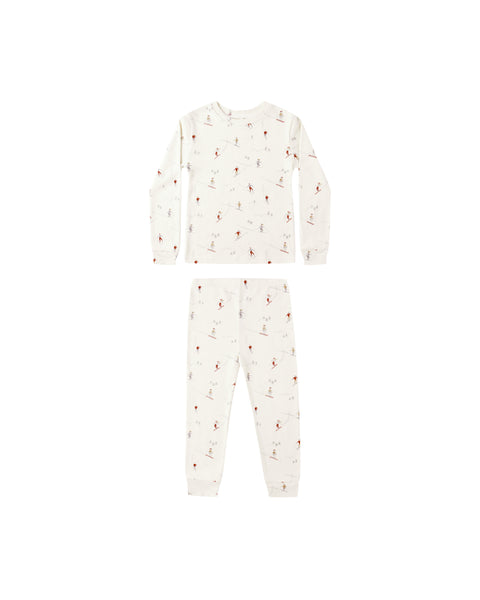 skiers organic pajama set