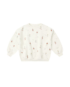 skiers relaxed sweatshirt