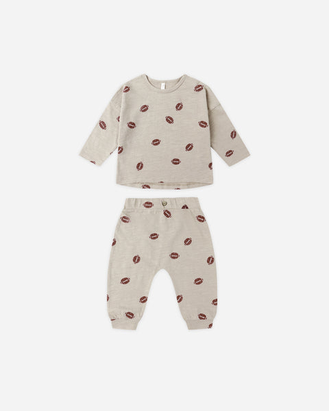 tee + pant set footballs