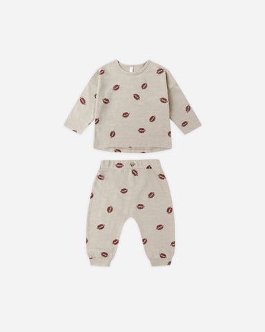 tee + pant set footballs