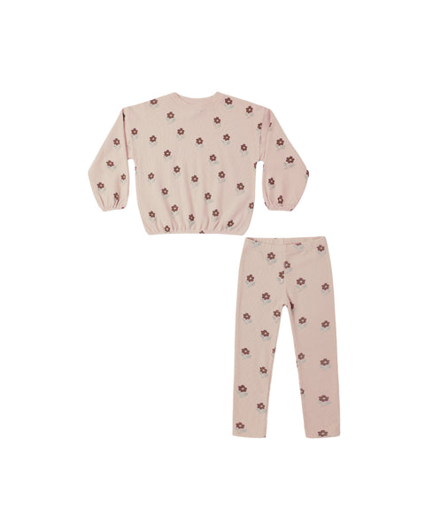 spongey knit set petal daisy