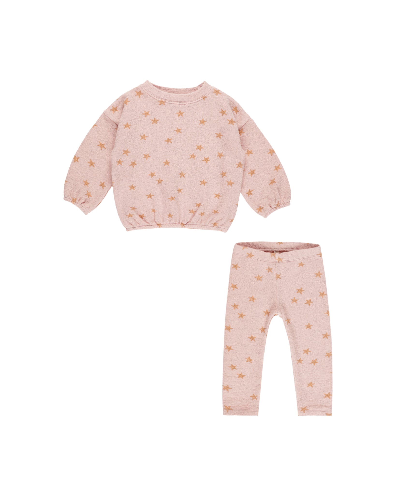 starfish spongey knit set