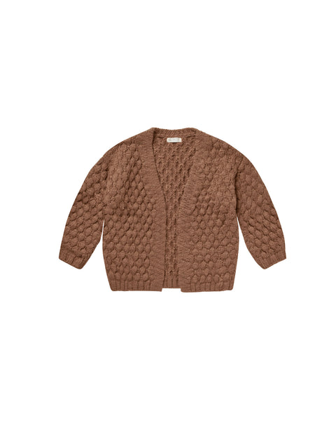 bubble knit cardigan