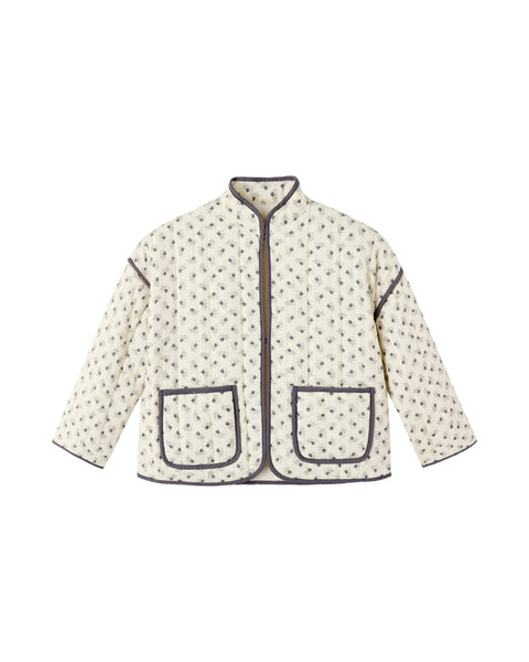 quilted jacket vintage fleur