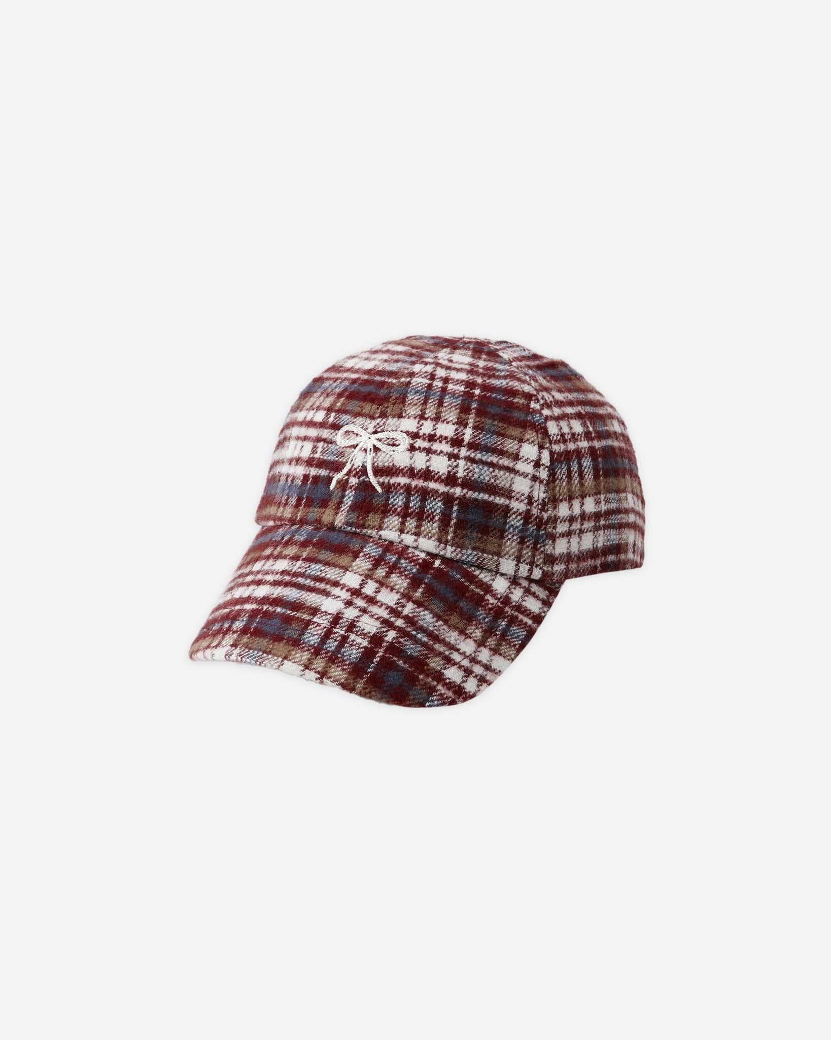 plaid baseball hat