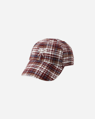 plaid baseball hat