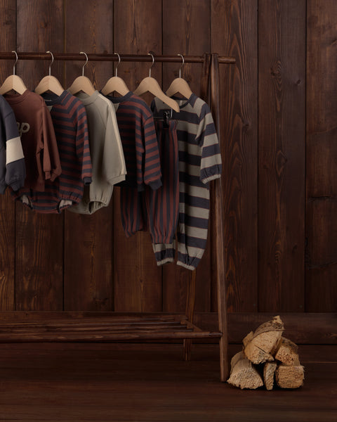 rugby polo sage stripe
