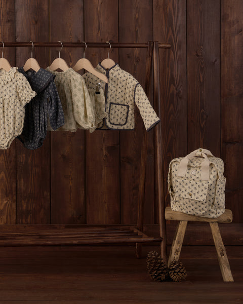 quilted jacket vintage fleur