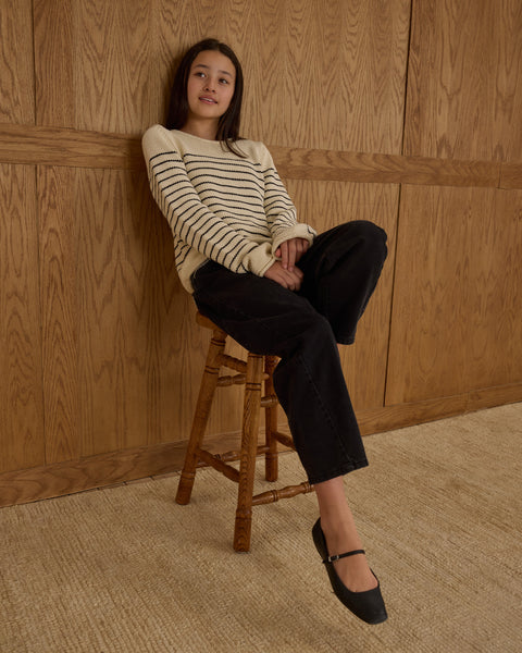 teen round neck sweater