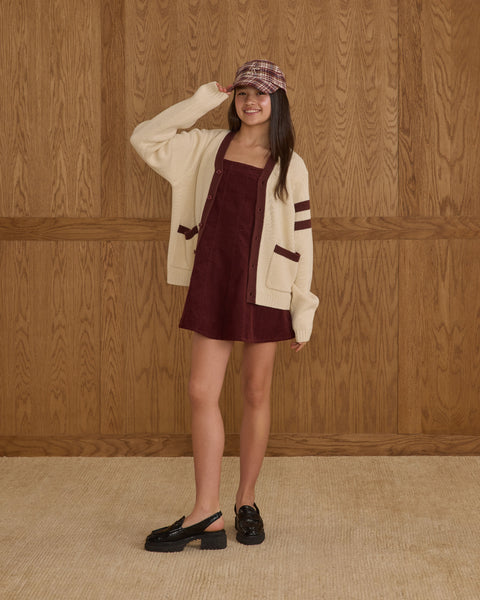 teen collegiate cardigan