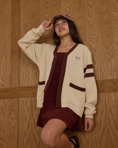 teen collegiate cardigan