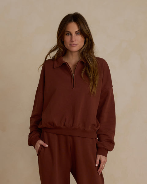 women's quarter zip pullover