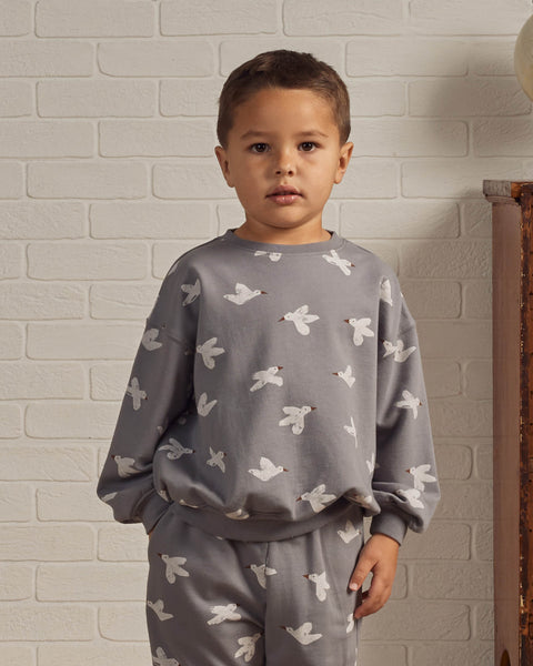 birds relaxed sweatshirt