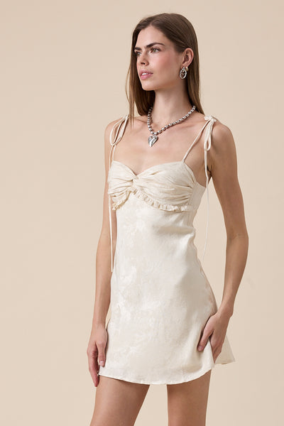tie shoulder dress