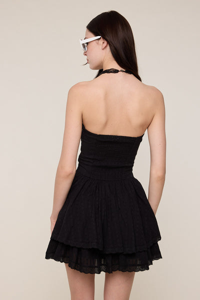 tiered tube dress