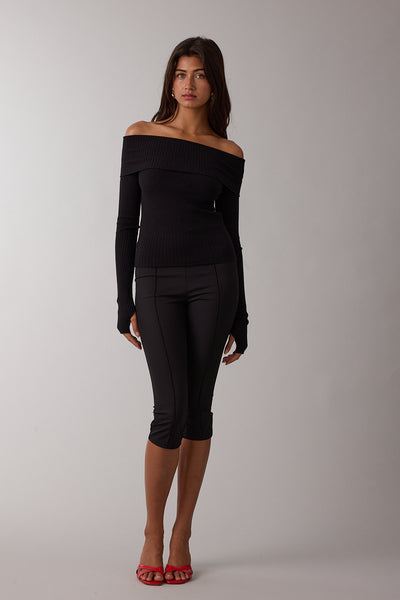 overfold off the shoulder top