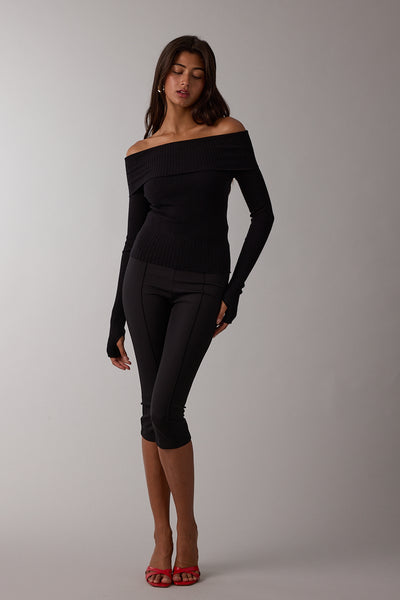 overfold off the shoulder top