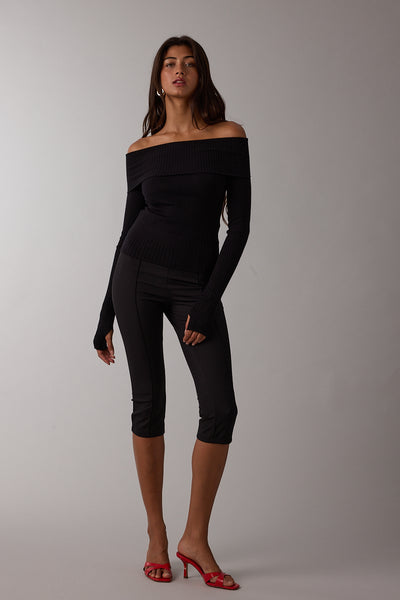 overfold off the shoulder top