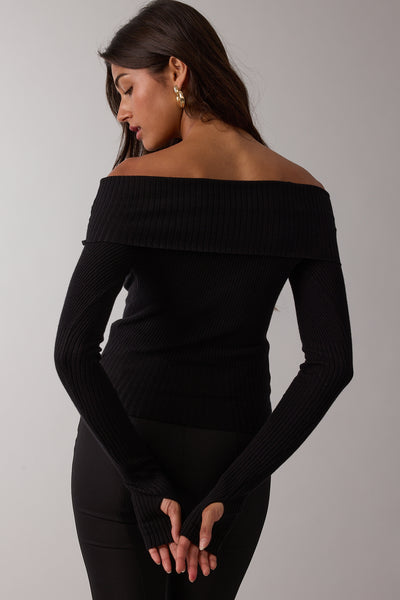 overfold off the shoulder top