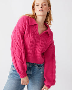 cay collared sweater