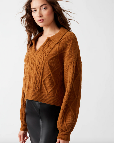 cay collared sweater
