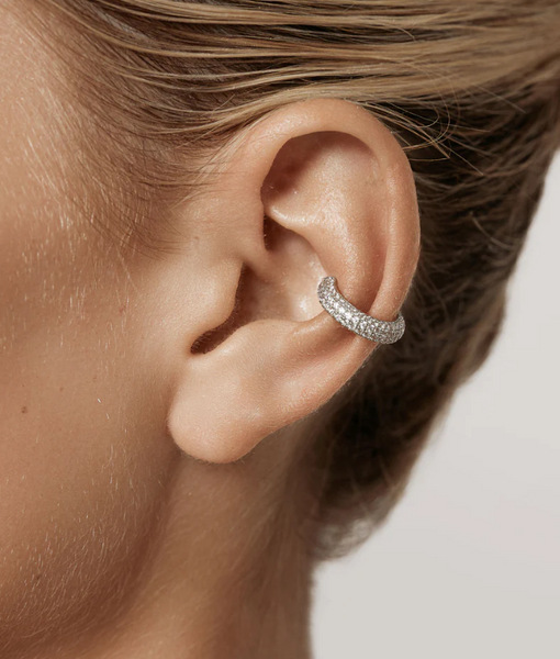 micro pave ear cuff