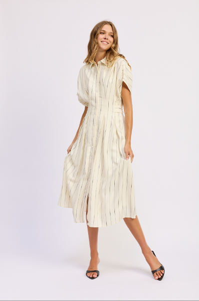 rebekah midi shirt dress