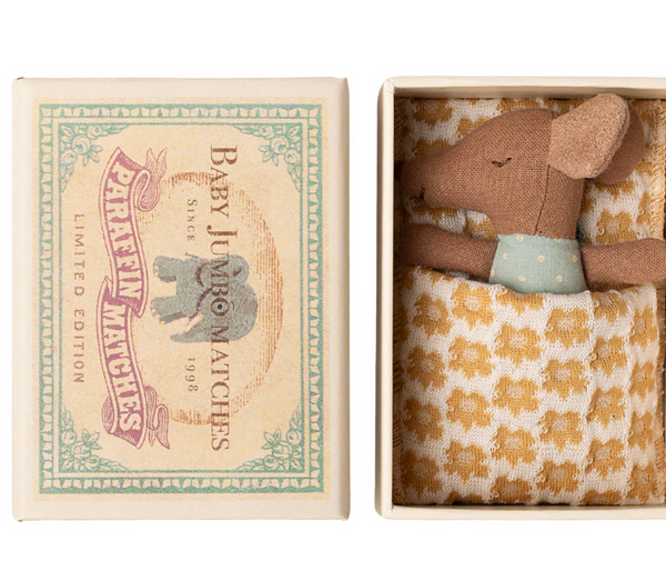 sleepy wakey baby mouse - blue