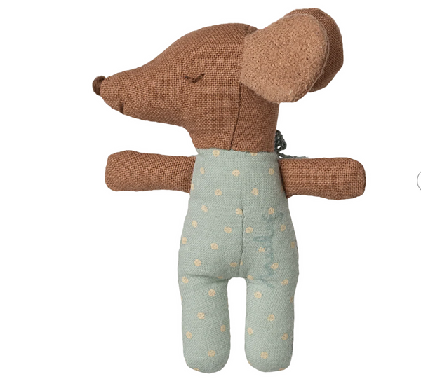 sleepy wakey baby mouse - blue