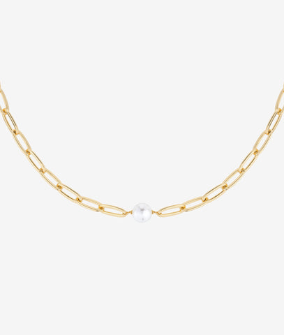 freshwater pearl chain necklace
