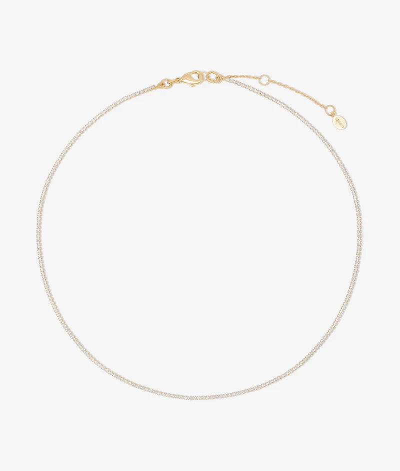 micro tennis necklace