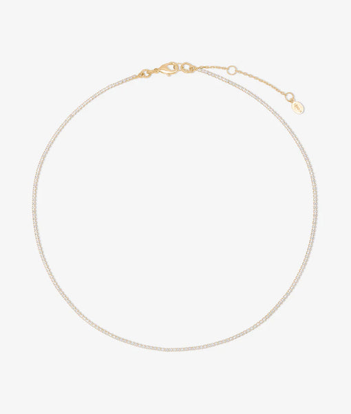 micro tennis necklace