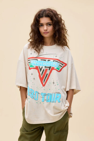 van halen 1980 tour OS tee