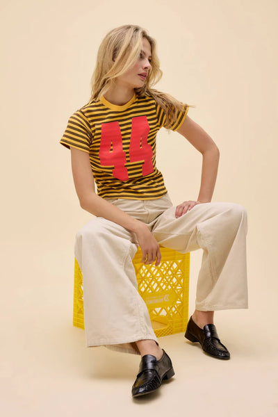 44 striped vintage tee