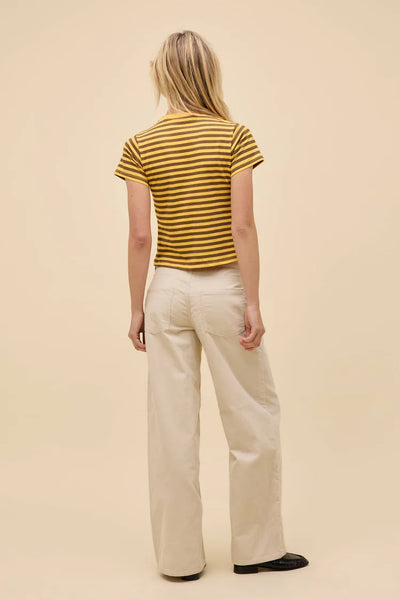 44 striped vintage tee