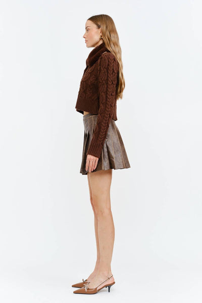 angie brown cardigan