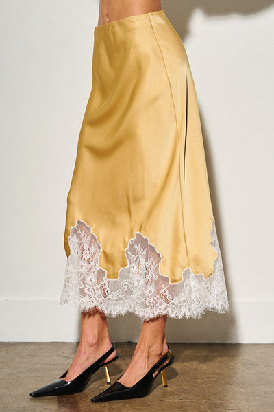 midi slip skirt