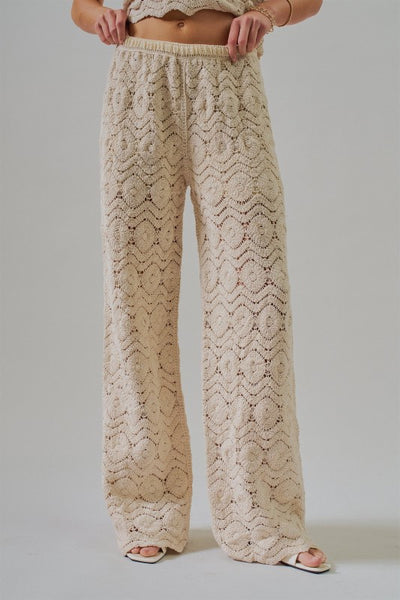 sunset crochet pants