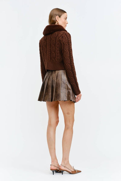 angie brown cardigan