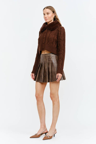 angie brown cardigan