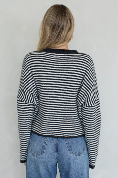 mini stripe piper cardigan