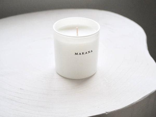 white pearl tuberose candle