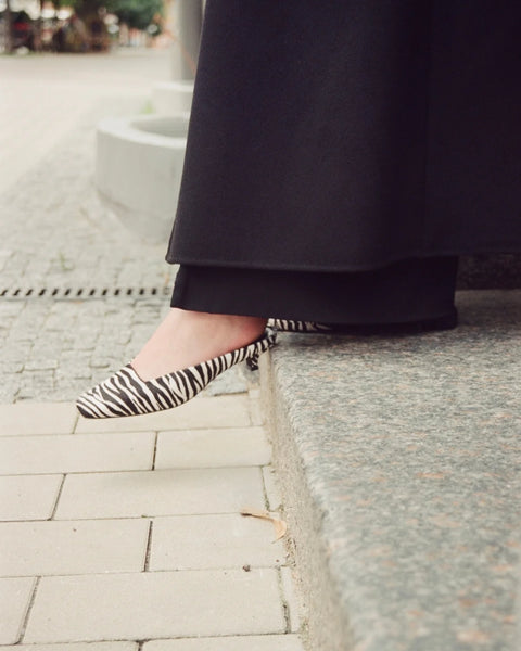 classy heeled mule