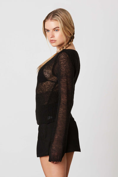 sheer sweater