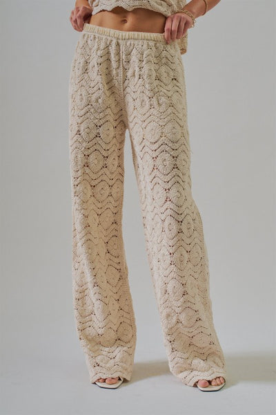 sunset crochet pants