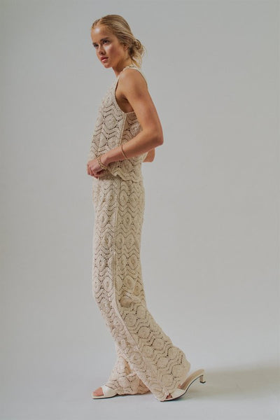 sunset crochet pants