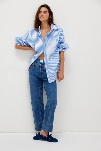sabine tailored button down