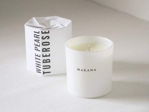 White Pearl Tuberose - 6.5 oz Candle