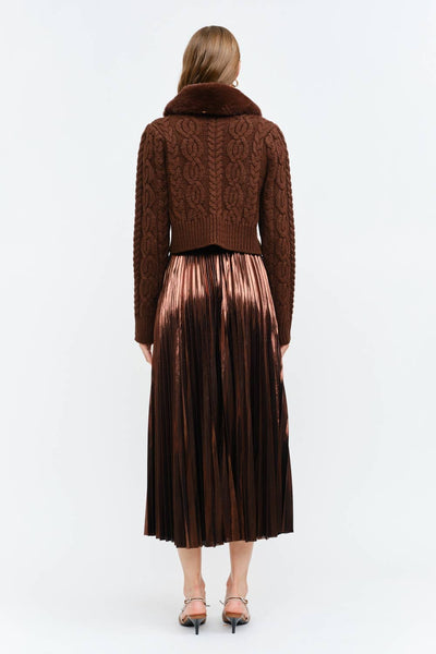 angie brown cardigan